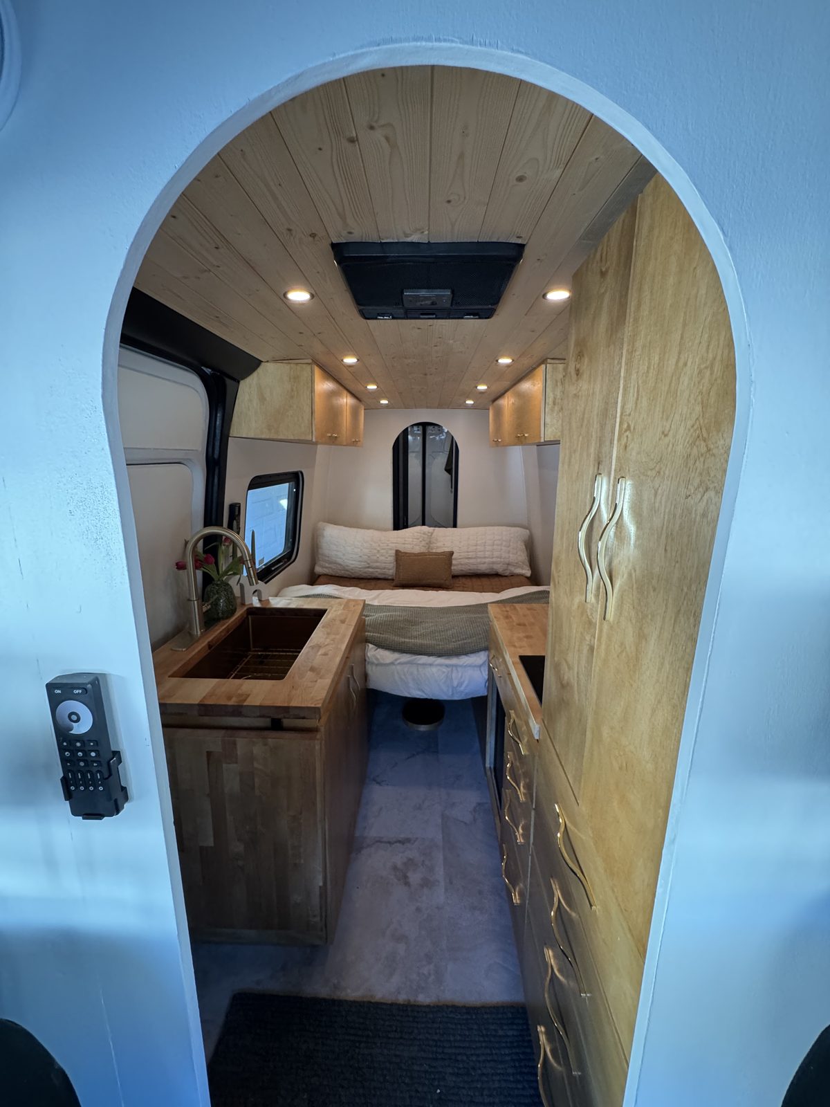 Anchor Sprinter front-to-back interior view