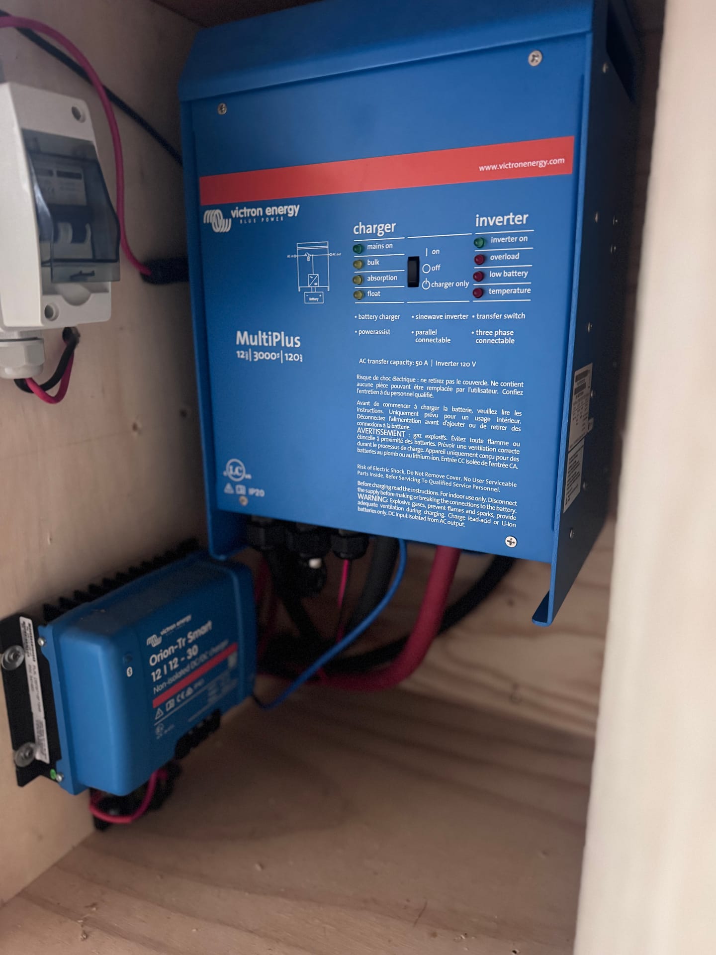 Electrical system in a Sprinter van conversion